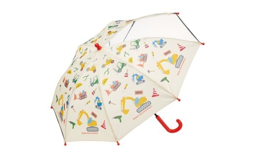 子ども傘 45cm はたらくクルマ 子供 子供用傘 長傘 かさ カサ 雨傘 キッズ こども 子ども クルマ 車 男の子 男子【小学生 幼稚園 ジャンプ傘 雨の日 ジャンプ式 ワンタッチ 通学 通園】 奈良県 奈良市 なら 5-089