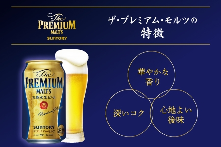 《12ヶ月定期便》〈天然水のビール工場〉京都直送 ザ・プレミアム・モルツ350ml×24本 全12回 [1531]_イメージ2