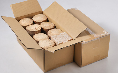 バイオフレア（14個+焚きつけ材 約10kg）×2箱【計28個】 固形燃料【AEJ株式会社】【109-2】