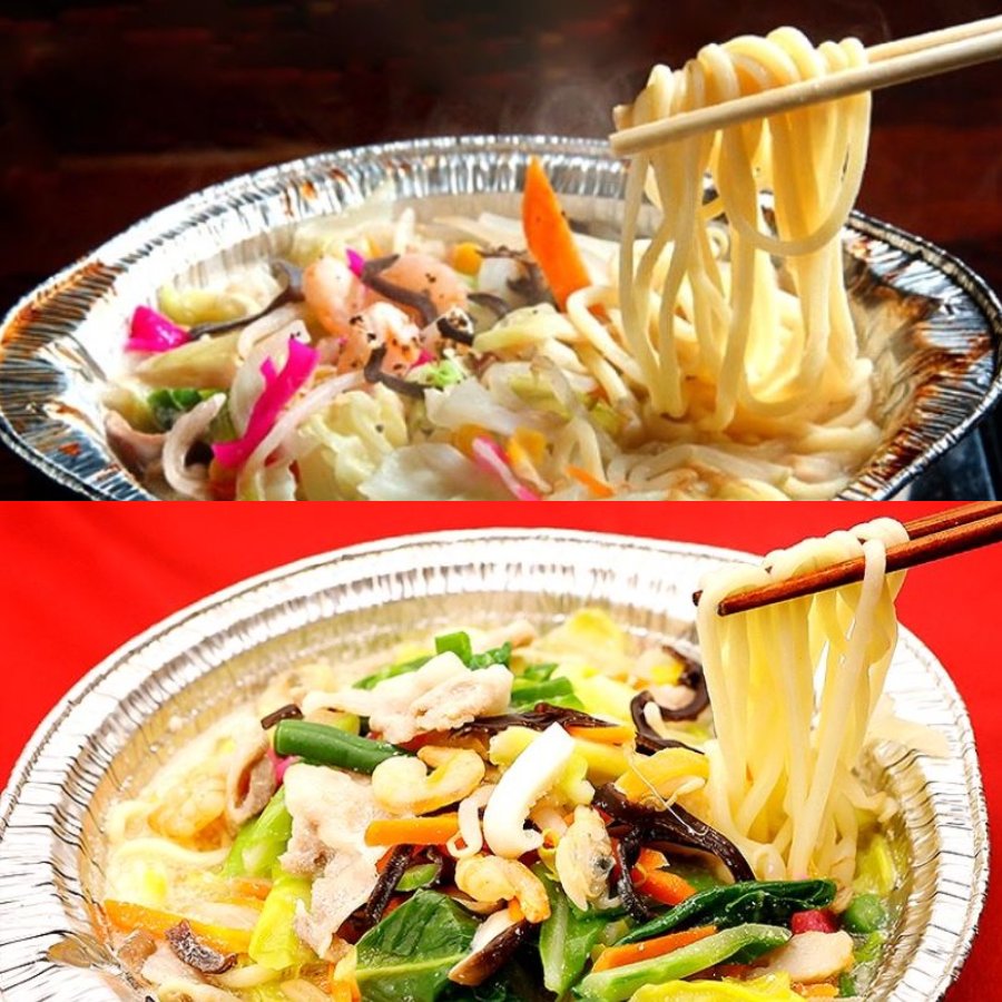 ＜ダイニング味遊＞長崎ちゃんぽん・麻辣ちゃんぽん食べ比べセット