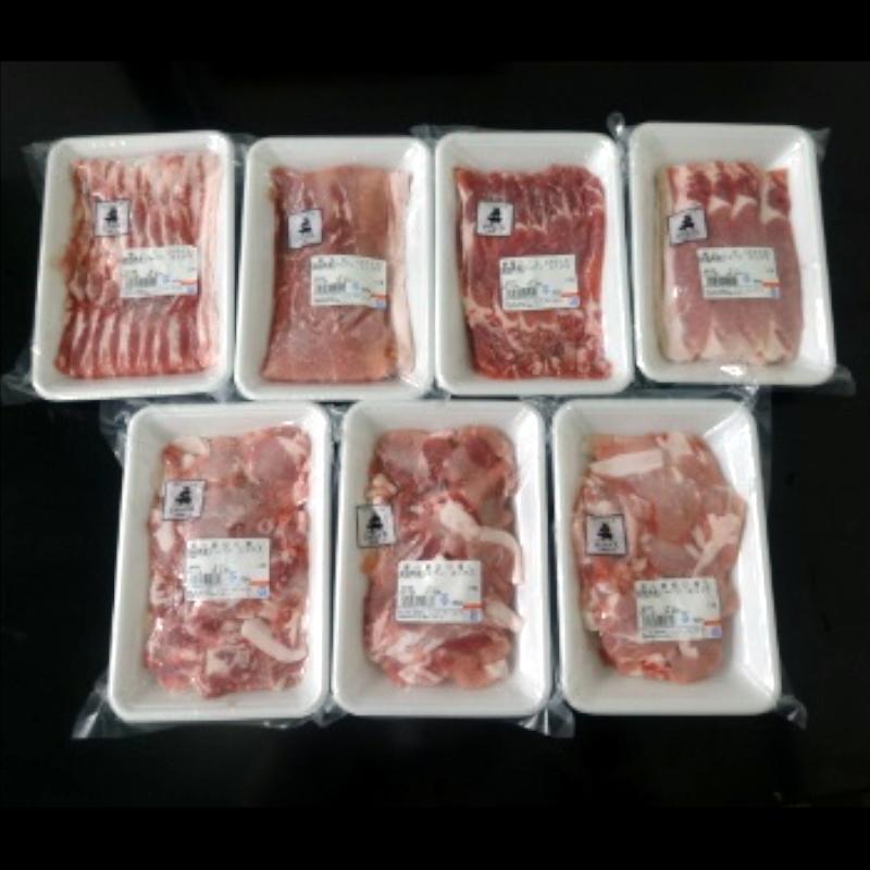 【定期便5か月】JAPAN X5種スライスセット1.8kg 【真空パック・ロース・肩ロース・バラ・モモ・小間】　【04301-0551】_イメージ3
