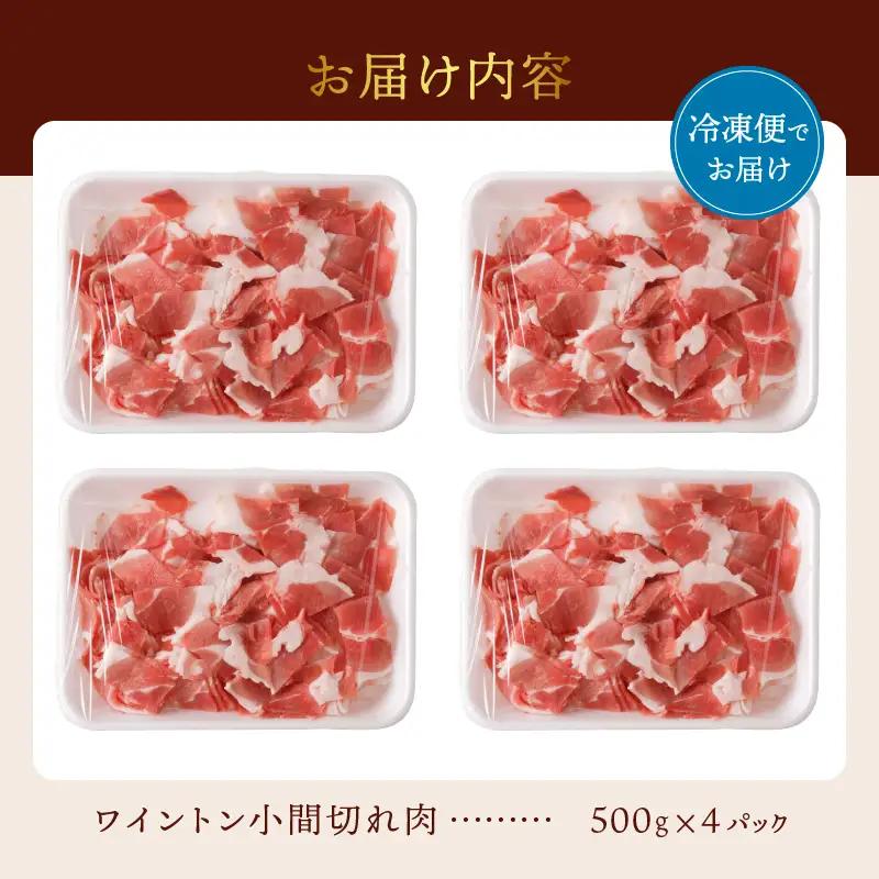 ワイントン小間切れ肉2kg B-252 【豚肉 小間切れ こま切れ】