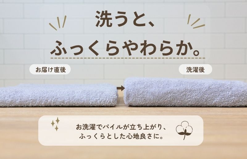 デイリーフェイスタオル 10枚セット (ライトグレー・サンドベージュ）【国内製造 日本製 泉州タオル スーピマコットン 無地 吸水力 耐久性】 015B690_イメージ3