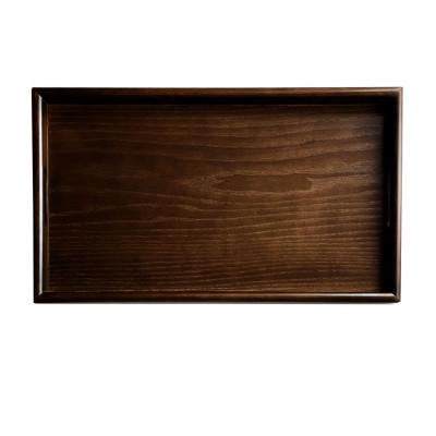 ふるさと納税 海南市 紀州塗り 尺八 54cm 長手盆 コクタン調 トレー