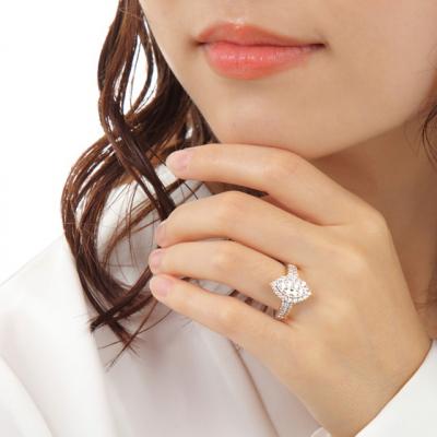 ふるさと納税 甲府市 プラチナ ダイヤモンドリング　P2753DI-P |  | 02