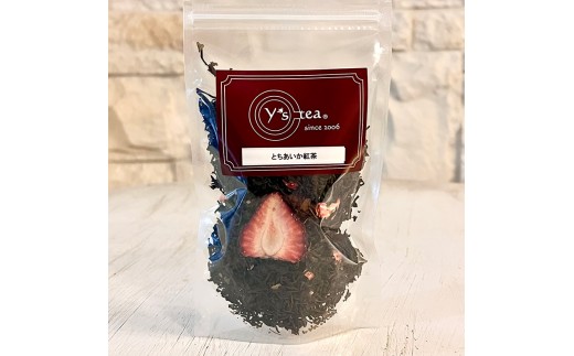 とちあいか 紅茶（リーフ）30g×1袋 | 紅茶 茶葉 フルーツティー Tea いちご 苺 イチゴ プチギフト 栃木県 宇都宮市