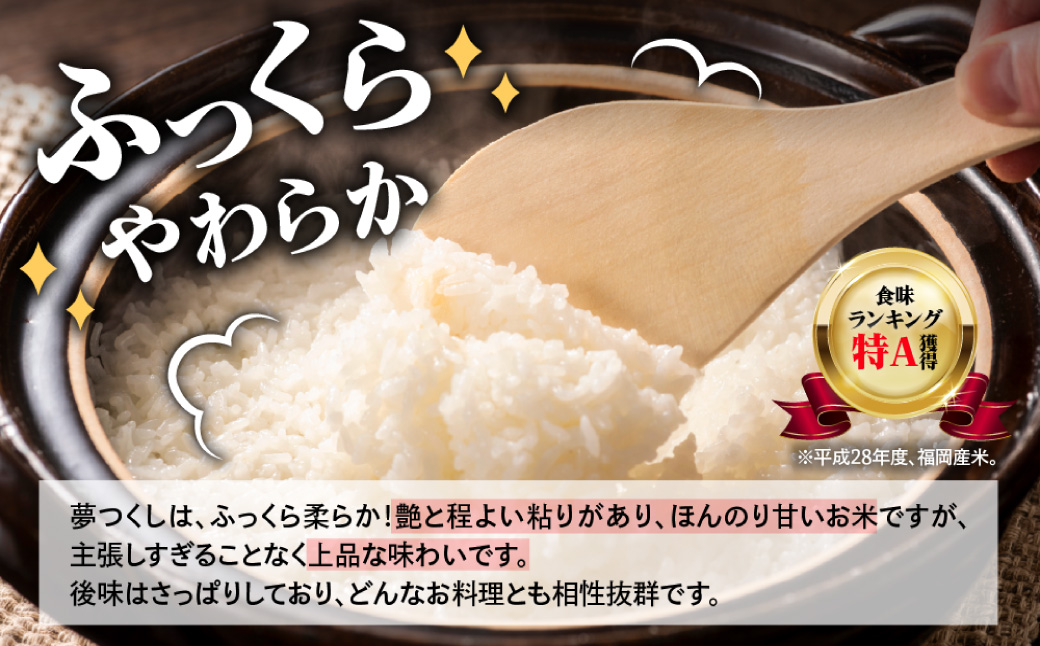 夢つくし(精米) 福岡県産ブランド米 10kg 4J2