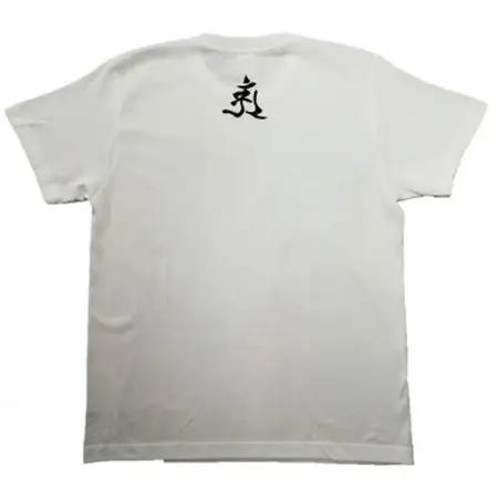 手描きTシャツ 仏画 普賢菩薩 白 (半袖 Lサイズ)【1615106】