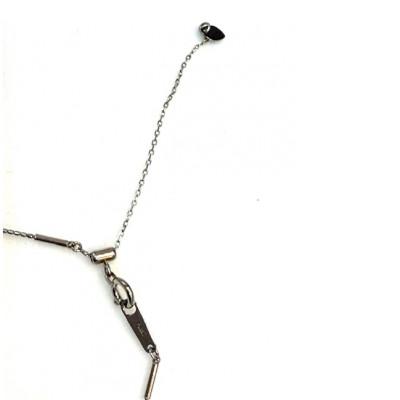 ふるさと納税 山梨県 Pt850 エメラルド ダイヤモンド ネックレス(カーブタイプ) |  | 02