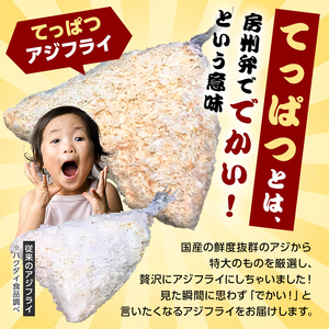 ★★2025年5月30日（金）TBSテレビ「知識の扉よ開け！ドア×ドア クエスト」でご紹介されました！★★てっぱつ あじフライ（1パック2枚入り）×10 mi0012-0128