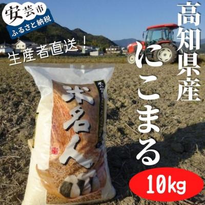 ふるさと納税 安芸市 《令和7年産・10月上旬以降順次発送》新嘗祭皇室献上米農家が作った「にこまる」10kg(白米)