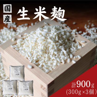 ふるさと納税 田辺市 生米麹900g(300g×3個) 【kyj026-1】