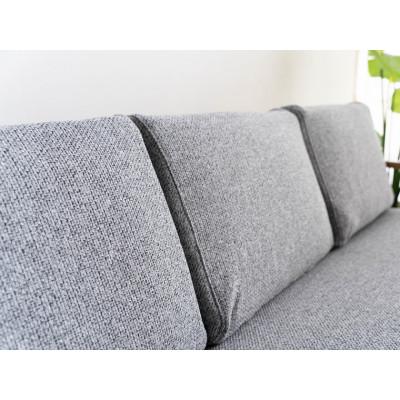 ふるさと納税 大川市 コペンハーゲン 3Pソファ オーク ジャンブル バトンライトグレー 幅189 奥行76 高さ70cm |  | 01