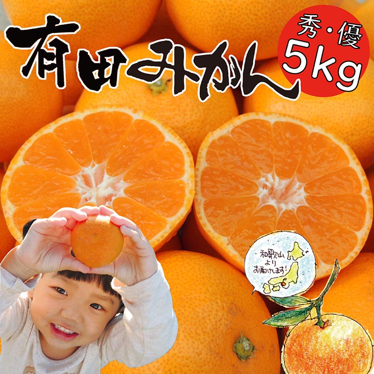はじめまして 有田みかん（和歌山県産）お試し5kg【数量限定】/ORYY推奨 ※2025年11月上旬～12月下旬頃に順次発送予定