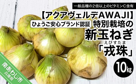 【新玉ねぎ】ひょうご安心ブランド認証 特別栽培の玉ねぎ「戎珠(えびすたま)」 10kg