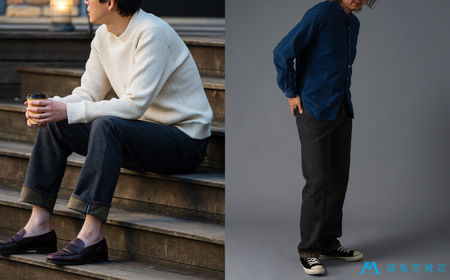 【オイカワデニム】 DEER HAIR デニム 33サイズ [caramo 藤巻百貨店 宮城県 気仙沼市 20565111-f] ジーンズ ジーパン ズボン 服 衣類 衣料品 オシャレ かっこいい レ