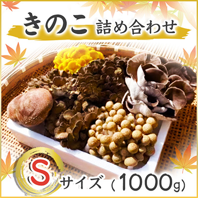
            きのこの詰め合わせSサイズ(1000g) (AU004)
          