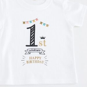 バースデー01 Tシャツ キッズ ベビー 80サイズ【1638518】