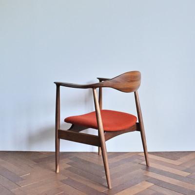 ふるさと納税 小野市 アームチェア　ウォールナット　オレンジ |  | 02