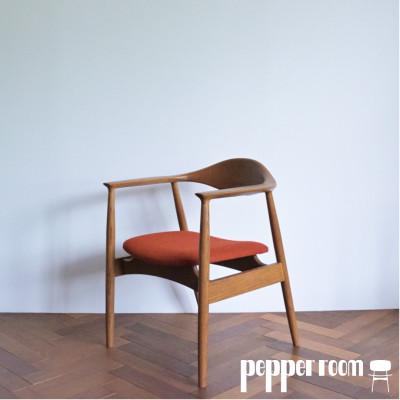 ふるさと納税 小野市 アームチェア　オーク　オレンジ