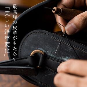 キーケース 本藍染 イタリアンレザー 本革 手縫い