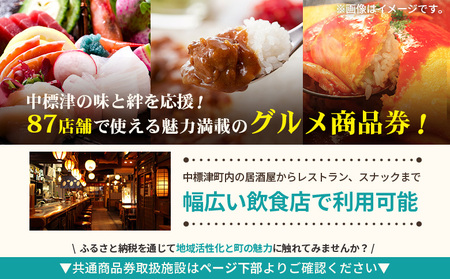 【中標津飲食】 共通商品券 6,000円分 中標津飲食業連合会【81002】