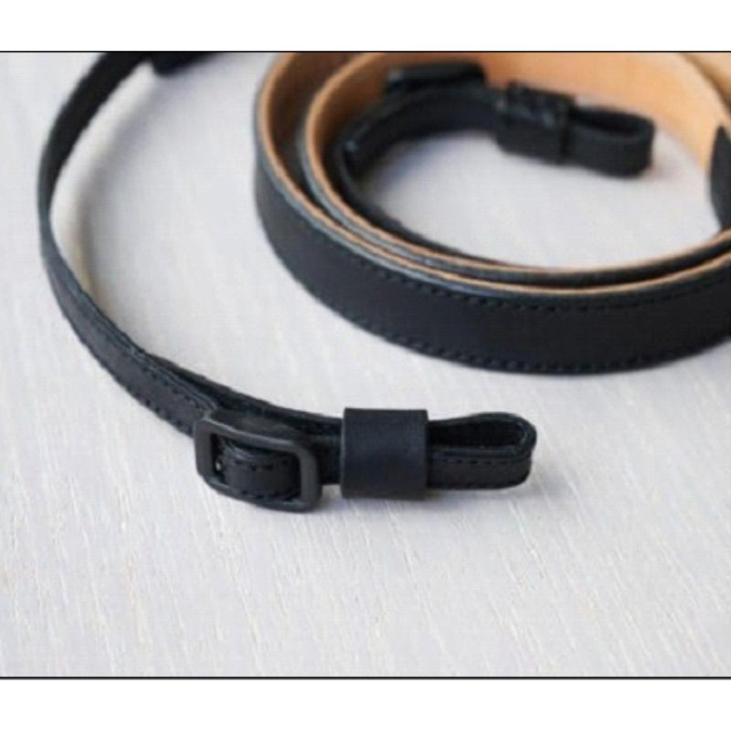 【ふるさと納税】レザーストラップ クラシコ Mサイズ ブラック 1本（福岡市）