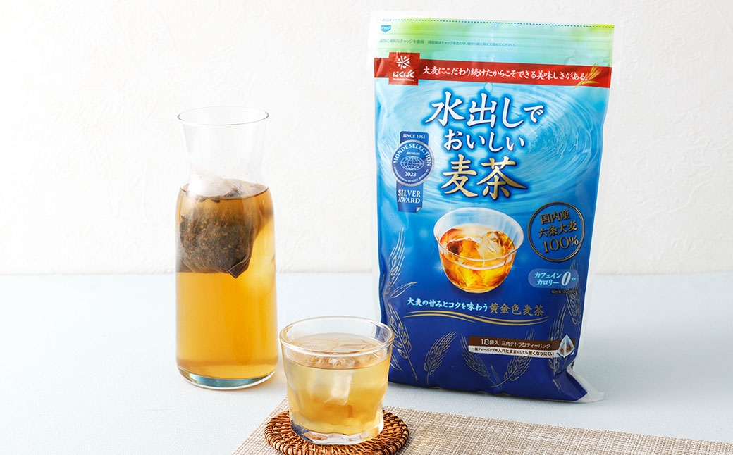 水出しでおいしい麦茶 360g（18袋）×12袋