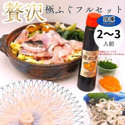 ふるさと納税 桂川町 冷凍でお届け!名店やますいの『贅沢』極ふぐフルセット 2〜3人前