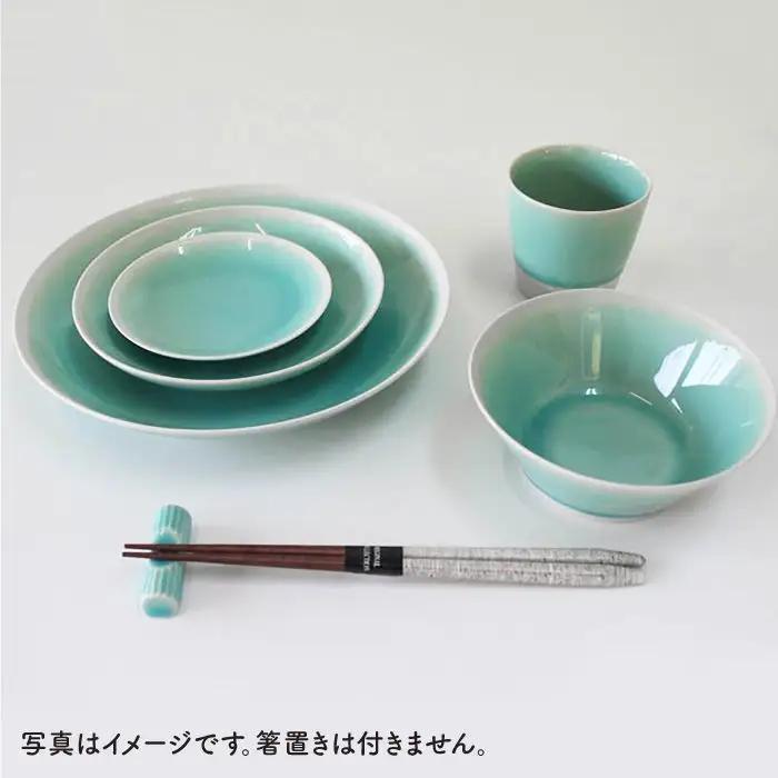 【波佐見焼】シャイニーカラー 水色（アマゾナイト）10点セット 皿 ボウル カップ 【陶芸ゆたか】 [VA55]  波佐見焼