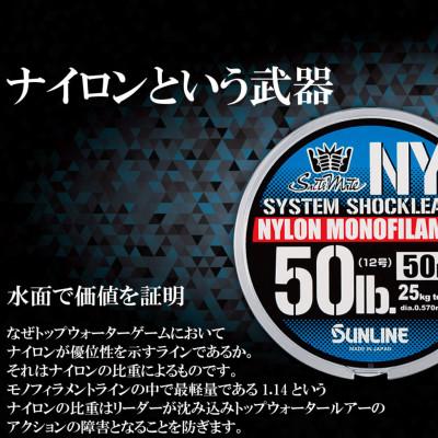ふるさと納税 岩国市 システムショックリーダーナイロン 釣り糸 40LB(10号) |  | 01