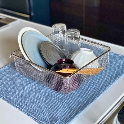 ふるさと納税 三条市 すっきり暮らす水切りかご スクエアタイプ 燕三条製 ステンレス水切り キッチン 【011S159】 |  | 01