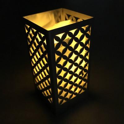 ふるさと納税 足利市 キャンドルスタンド(七宝柄)