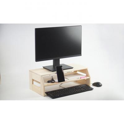 ふるさと納税 新潟市 【ひのきパソコン台】無垢材仕上げ [54071232] |  | 01