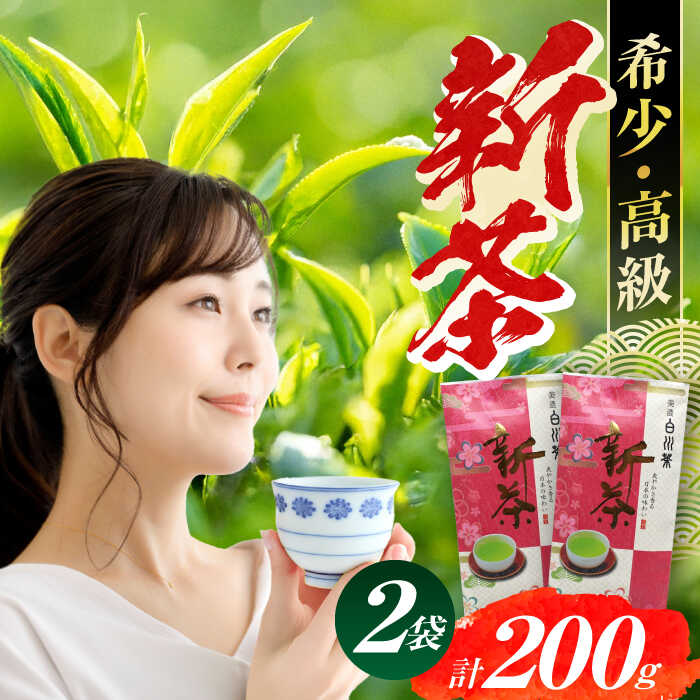 【ふるさと納税】【2025年産 新茶】美濃白川茶 新茶セット 100g×2袋 お茶 おちゃ お茶葉 茶葉 緑茶 煎茶 新茶 しんちゃ 白川町 / 白川町農業開発[AWAH005]