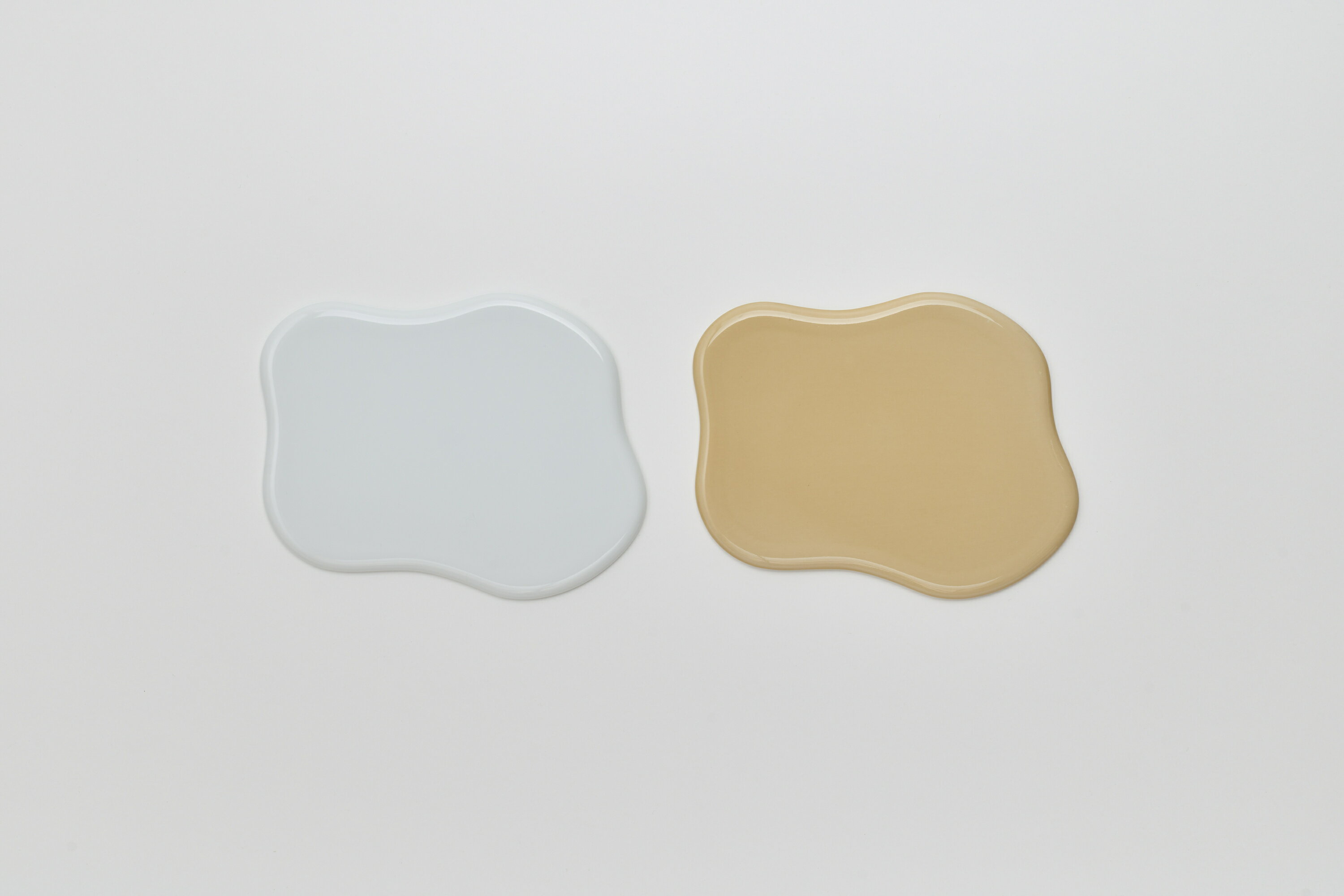 【ふるさと納税】2016/ GS Tray A Set【2016/オリジナル】有田焼 トレイ 2枚 プレート インテリア ベージュ ホワイト シンプル A20-653