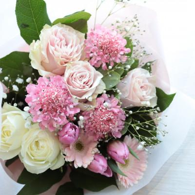 ふるさと納税 筑西市 季節のお花で束ねたブーケ【花瓶用】/Sサイズ |  | 03