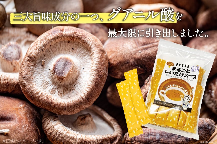 スープ レトルト まるごとしいたけスープセット 25本×2袋 [子守唄の里五木 熊本県 五木村 51120261] インスタント 小分け 個包装 しいたけ セット_イメージ5