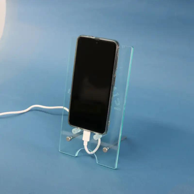 わ！ガラス色のかわいい「おおつ光ルくん」スマホスタンド スマホスタンド