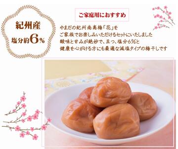 ご家庭用 大容量 紀州南高梅 うす塩 つぶれ 塩分約6％ 700g×2 ［YM15m］ A-240