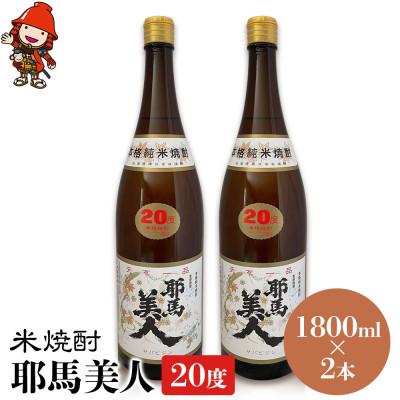 ふるさと納税 中津市 米焼酎　耶馬美人20度　 1,800ml×2