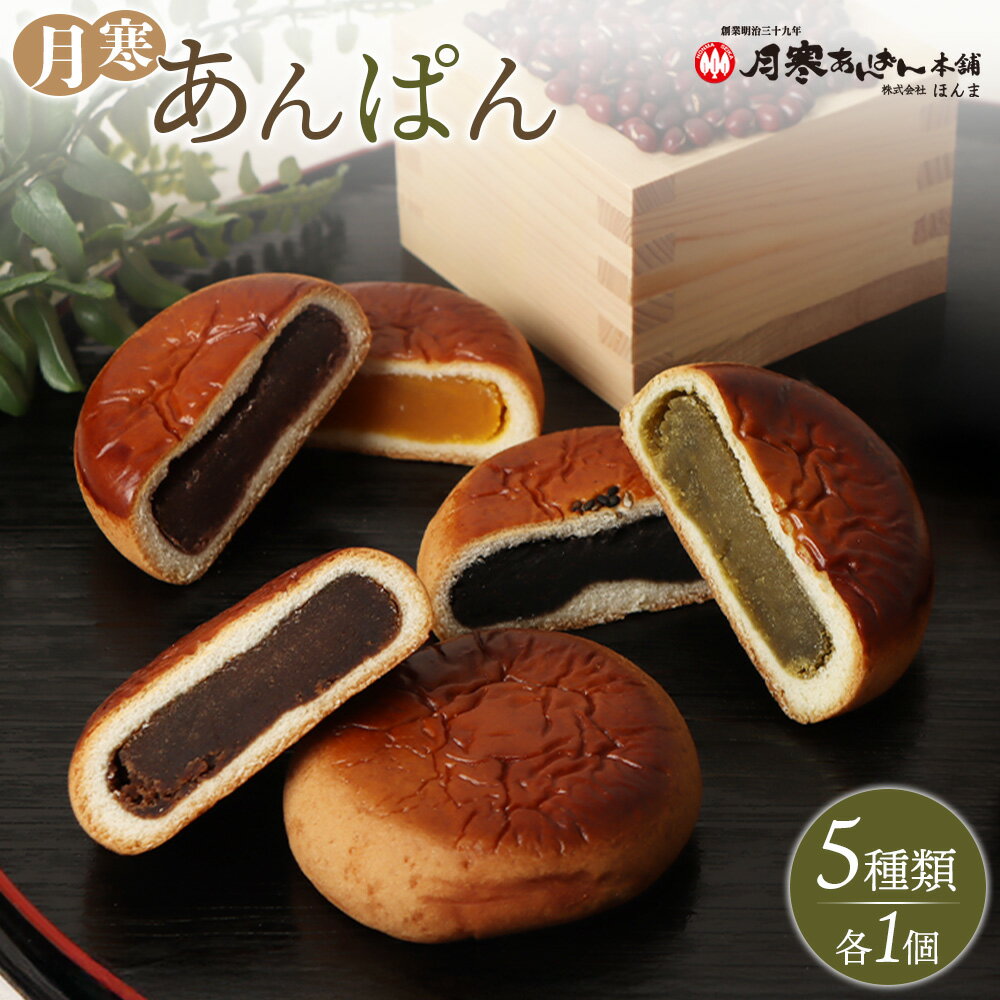 【ふるさと納税】新 月寒あんぱん 5種セット 月寒あんぱん本舗 月寒あんぱん あんぱん あんこ ほんま オリジナル 北海道 ふるさと納税 恵庭市 恵庭 お取り寄せ スイーツ 和菓子 手土産【17001803】