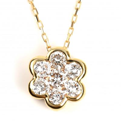ふるさと納税 大月市 セブンダイヤペンダント 0.30CT P6111DI-Y