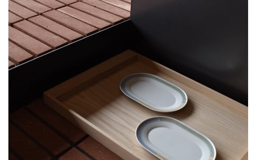1616/ PC Oval Plate 200 2枚セット 有田焼 器 食器 オーバルプレート 皿 白 ホワイト プレート A20-403