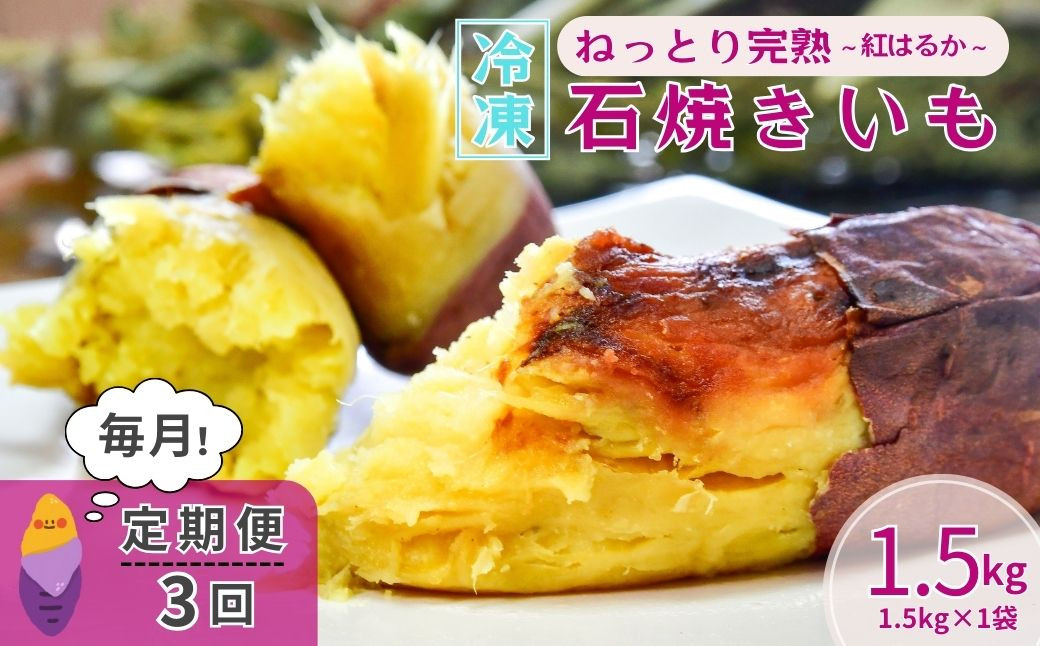 
＜3ヵ月定期便＞【訳あり】ねっとり甘い 紅はるかの冷凍石焼き芋1.5kg 全3回 | 茨城県 龍ケ崎市冷凍焼き芋 やきいも 焼き芋 焼いも スイーツ ダイエット 小分け ギフト プレゼント 国産 無添加 茨城県産 さつまいも サツマイモ お芋 いも おやつ 干し芋 石焼き芋 紅はるか シルクスイート 紅はるか ねっとり 甘い 完熟 熟成 冷凍 冷やし焼き芋 訳あり
