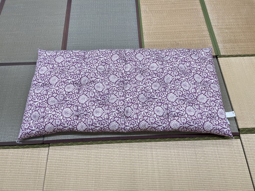 
                  ワタセ工場製造　極上もめん綿入り敷き布団　フラワー柄　1枚　(赤)【CW99W1】
                