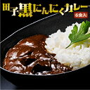 【ふるさと納税】田子黒にんにくカレー 6食入