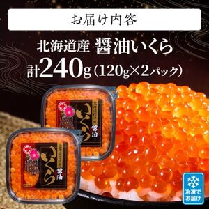 【令和7年新物】醤油いくら120g×2パック【配送不可地域：離島】【1693876】