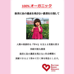 オーガニック いちご 中粒 約36粒 《1月末から5月発送》 有機JAS認証 ORGANIC 甘い 苺 果物 フルーツ 産地直送 新鮮 ストロベリー ジャム スムージー 期間限定 徳島