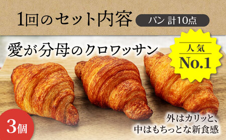 【12回定期便】米粉パン バラエティ セット 10個×12=総計120個【米粉パン専門店・cafeまごころ米て】国産 食パン 惣菜パン 菓子パン[MDH012]